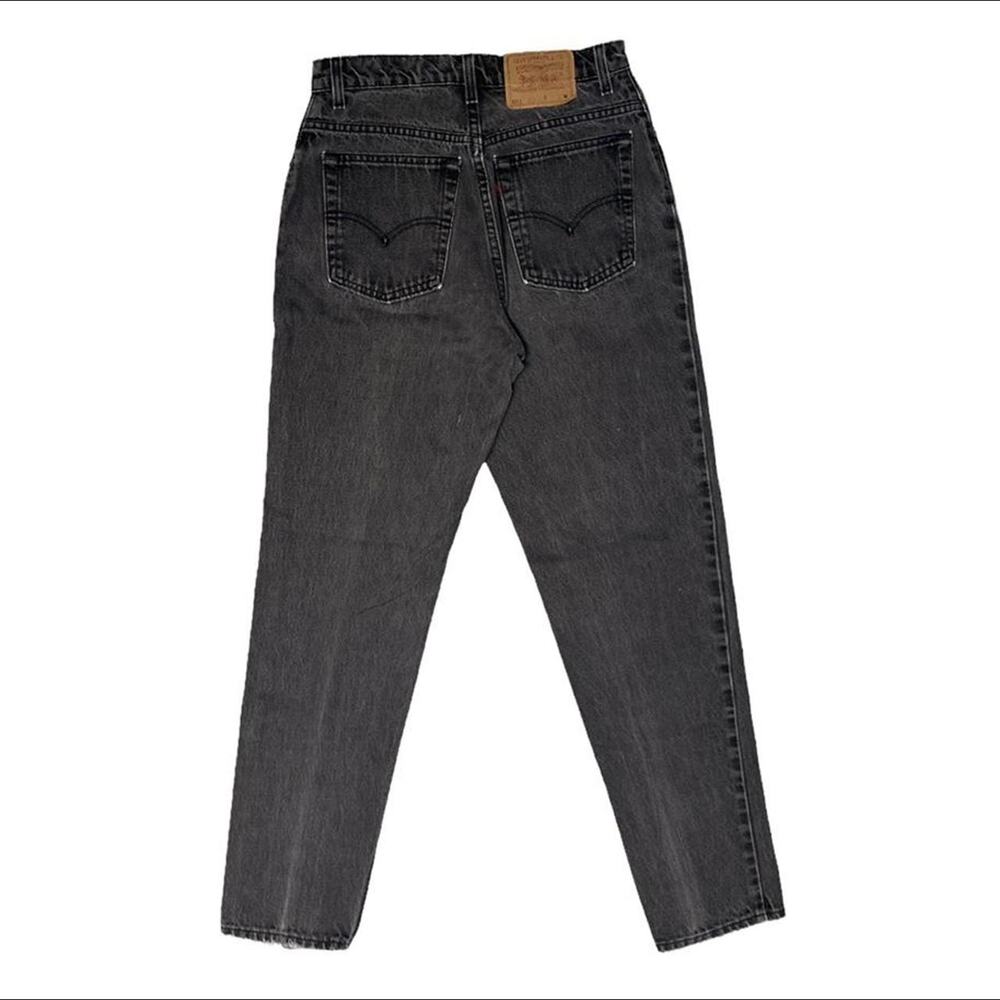 Levi’s Jeans 551 Red Tab 90s Vintage USA made Black Denim Pants Womens 30"